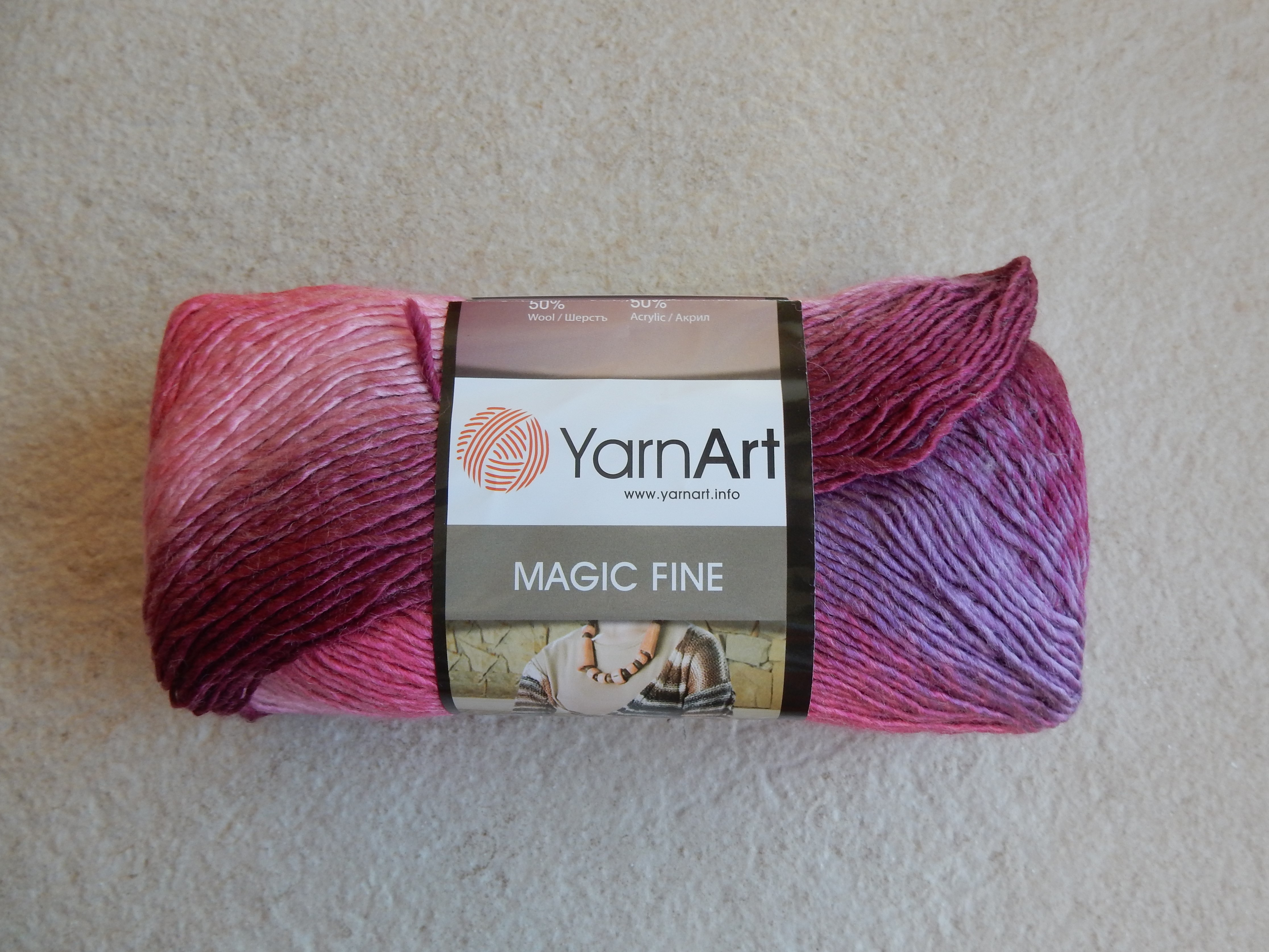 YarnArt příze Magic Fine VÝPRODEJ Jemná,měkká,hřejivá příze v